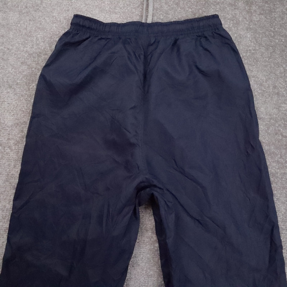 VTG 90s Nike Jogger Youth Small Navy Blue Elastic Drawstring Track Pants - Picture 10 of 10